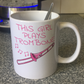 Pink Trombone Mug - This Girl Plays Trombone - Female Trombonist - Brass Musician Gift For Her