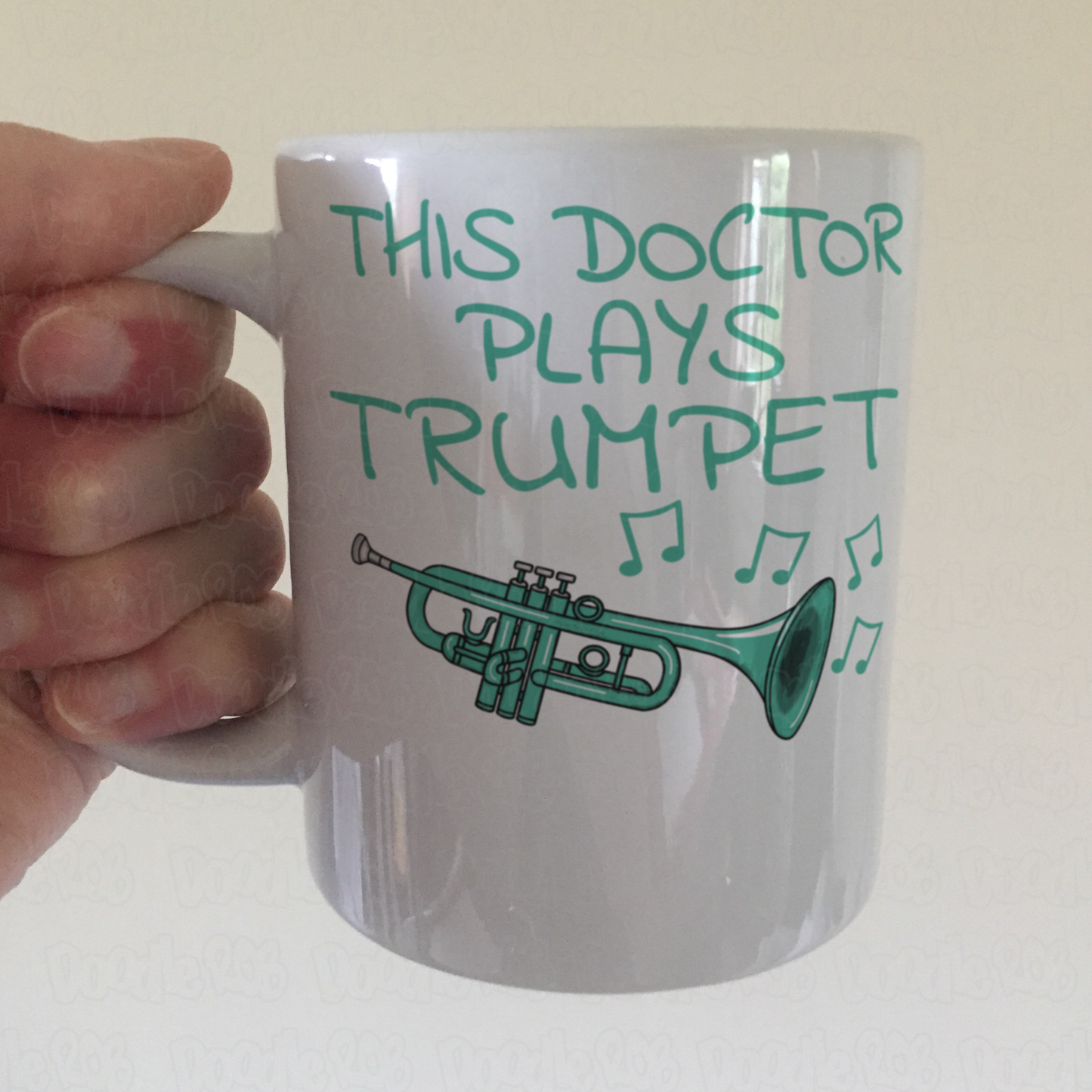 Doctor Trumpet Mug - This Doctor Plays Trumpet - Trumpeter Gift For Doctor - Brass Musician Gift