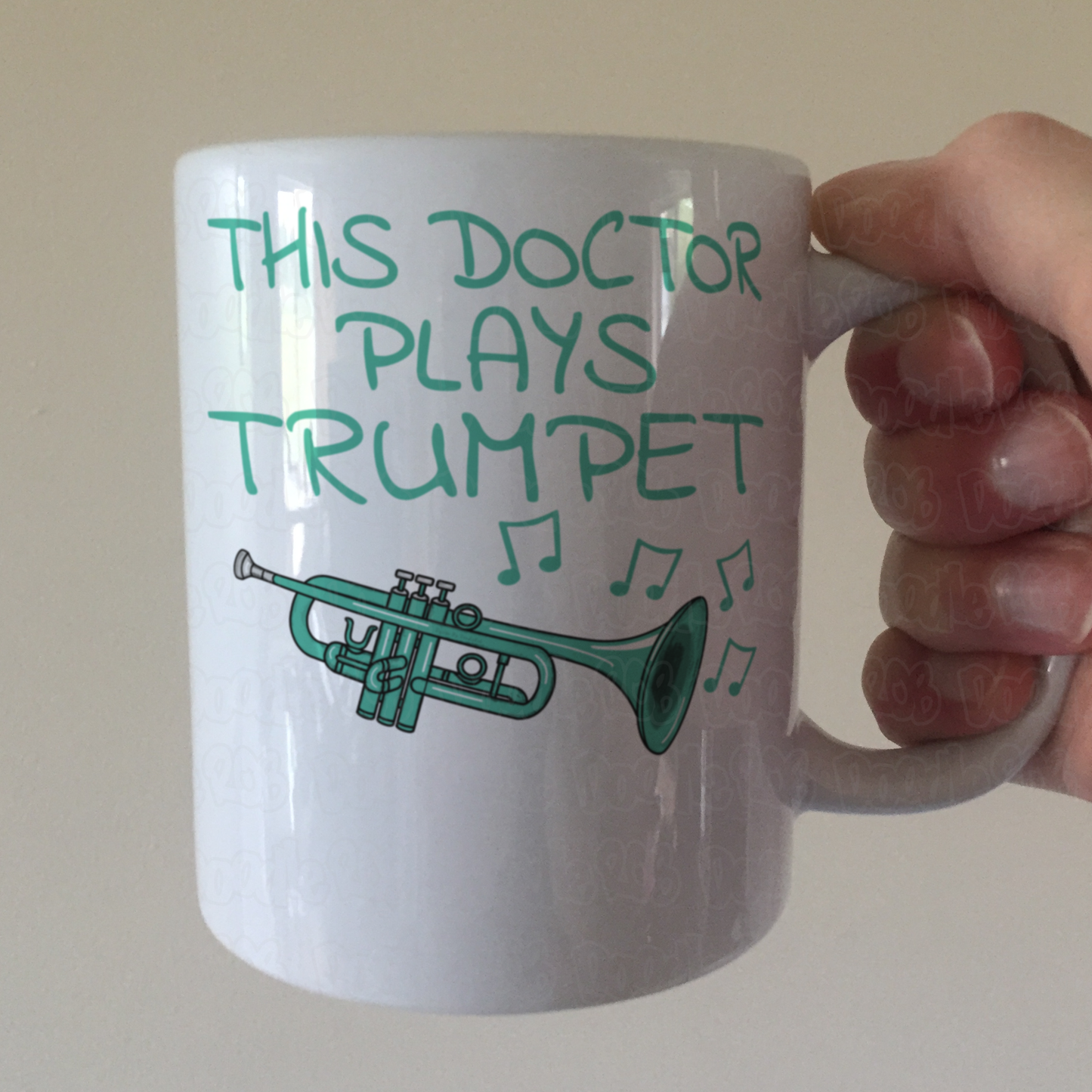 Doctor Trumpet Mug - This Doctor Plays Trumpet - Trumpeter Gift For Doctor - Brass Musician Gift