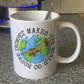 Trumpet Mug - Trumpet Makes The World Go Round - Gift For Trumpeter - Brass Musician Gift