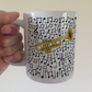 Trumpet Musical Notes Mug - Gift For Trumpeter - Brass Musician Orchestra Gift