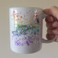 Trumpet Rainbow Mug - Gift For Trumpeter - Trumpet Teacher Mug - Brass Musician Gift