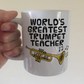 Trumpet Teacher Mug - World's Greatest Trumpet Teacher - Brass Teacher Gift