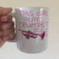 Pink Trumpet Mug - This Girl Plays Trumpet - Female Trumpeter - Brass Musician Gift For Her