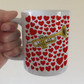 Trumpet With Hearts Mug - Gift For Trumpeter - Brass Musician Valentines Anniversary Gift