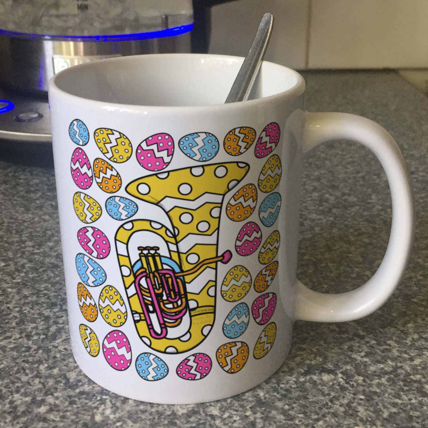 Easter Tuba Mug - Brass Player Mug - Easter Musician Gift