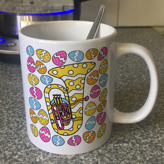 Easter Tuba Mug - Brass Player Mug - Easter Musician Gift