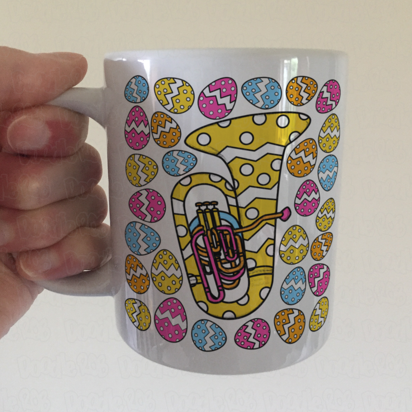 Easter Tuba Mug - Brass Player Mug - Easter Musician Gift