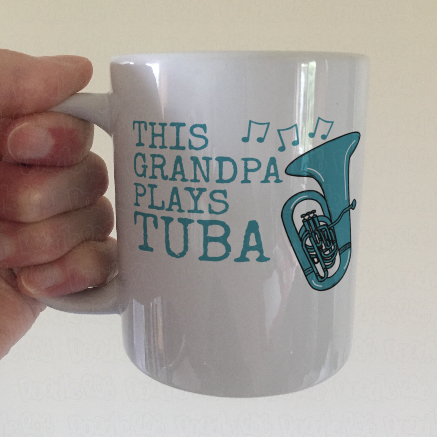 Tuba Father's Day Mug - This Grandpa Plays Tuba - Tubaist Brass Musician Gift