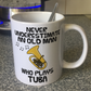 Funny Tuba Mug -  Never Underestimate An Old Man Who Plays Tuba - Tubaist Brass Musician Gift For Him