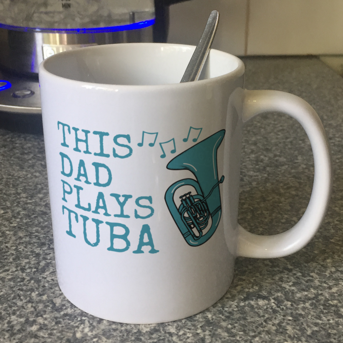 Tuba Father's Day Mug - This Dad Plays Tuba - Tubaist Brass Musician Gift