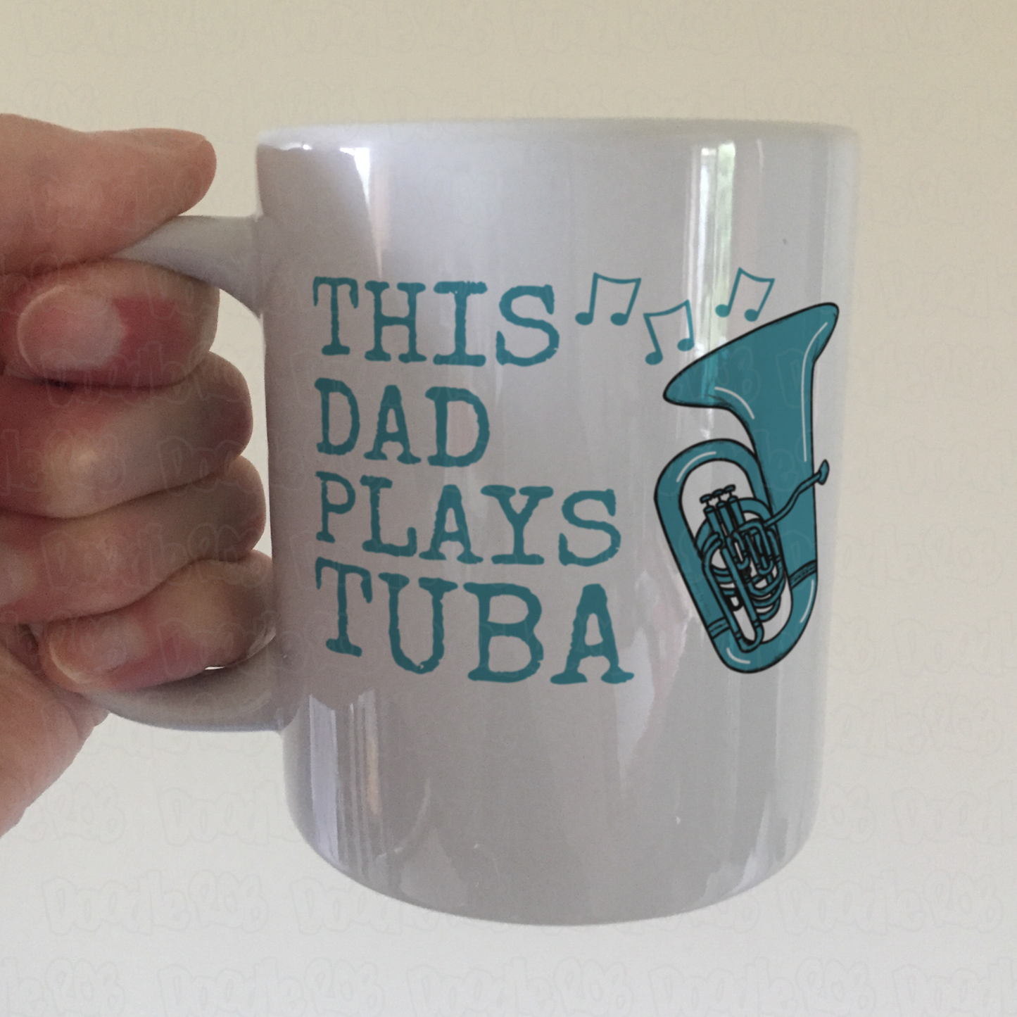 Tuba Father's Day Mug - This Dad Plays Tuba - Tubaist Brass Musician Gift