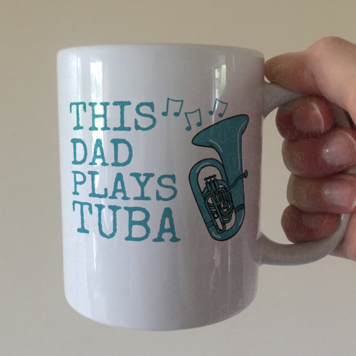 Tuba Father's Day Mug - This Dad Plays Tuba - Tubaist Brass Musician Gift