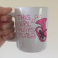 Pink Tuba Mug - This Girl Plays Tuba - Female Tubaist - Brass Musician Gift For Her