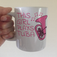 Pink Tuba Mug - This Girl Plays Tuba - Female Tubaist - Brass Musician Gift For Her