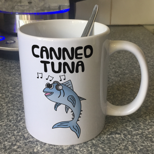 Fish Sound Engineer Mug - Canned Tuna - Funny Sound Guy Mug - Gift For Musician