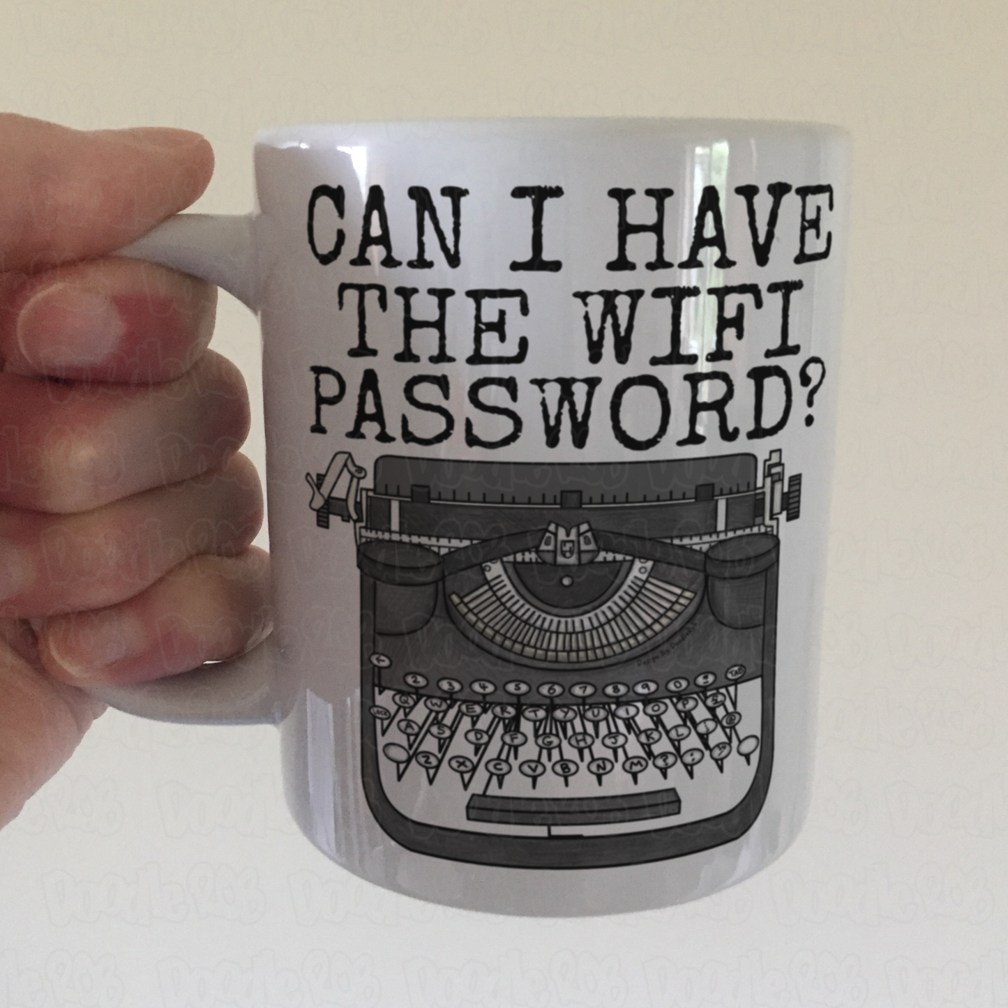 Funny Typewriter Mug - Can I Have The Wifi Password - Funny Gift For Teenager