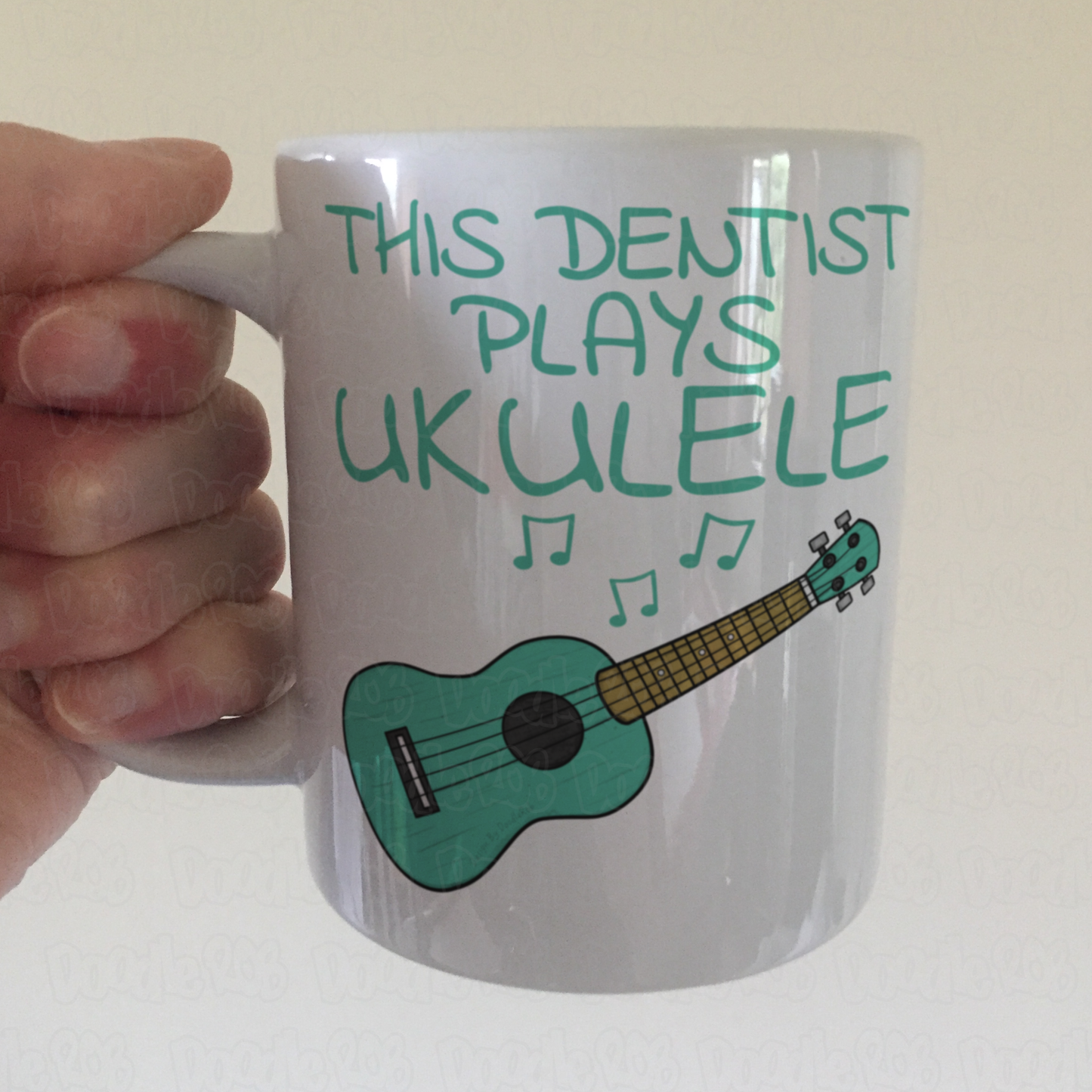 Dentist Ukulele Mug - This Dentist Plays Ukulele - Ukulelist Gift For Dentist