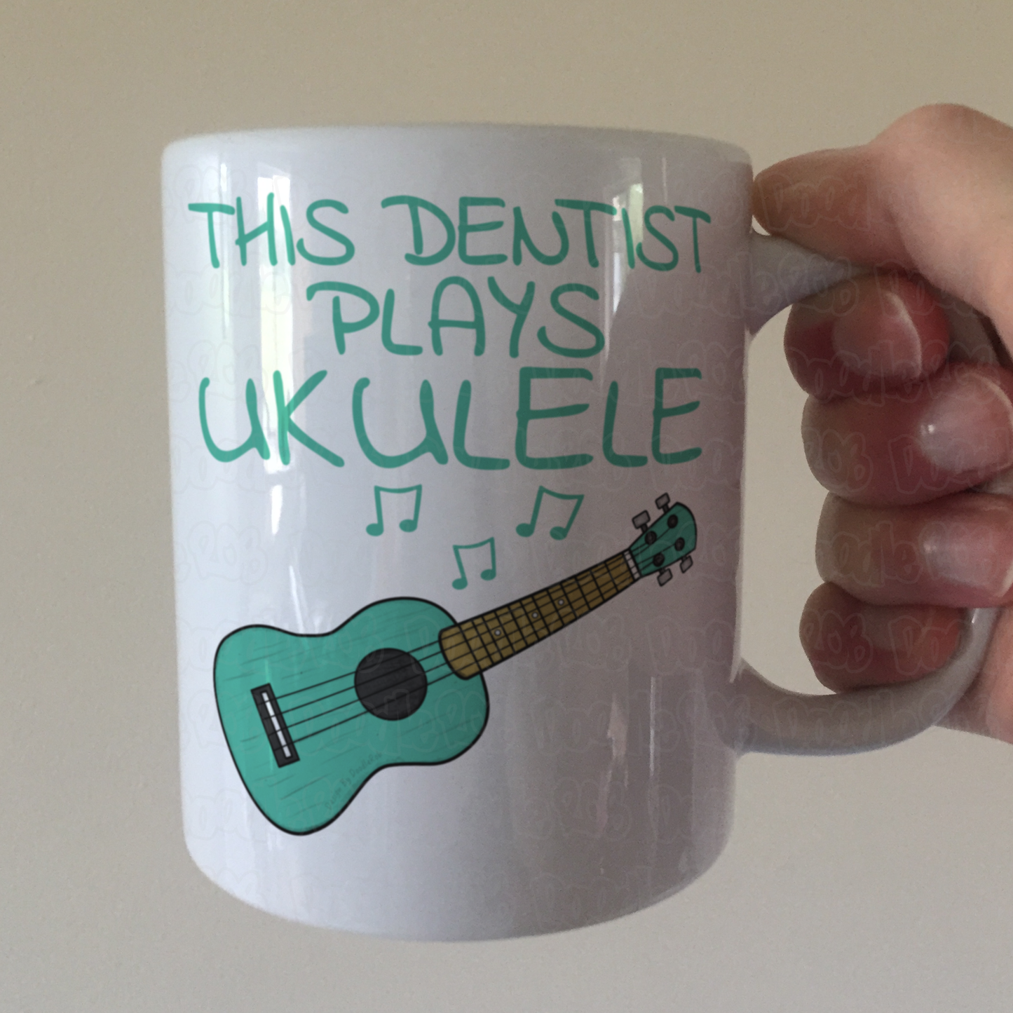 Dentist Ukulele Mug - This Dentist Plays Ukulele - Ukulelist Gift For Dentist