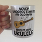Funny Ukulele Mug - Never Underestimate An Old Man Who Plays Ukulele - Uke Player Musician Gift For Him