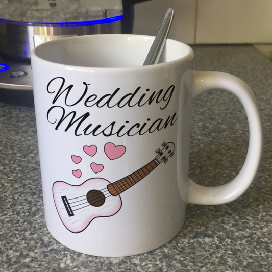 Ukulele Wedding Mug - Uke Player Musician Gift