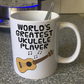 Funny Ukulele Mug - World's Greatest Ukulele Player - Ukulele Teacher Gift