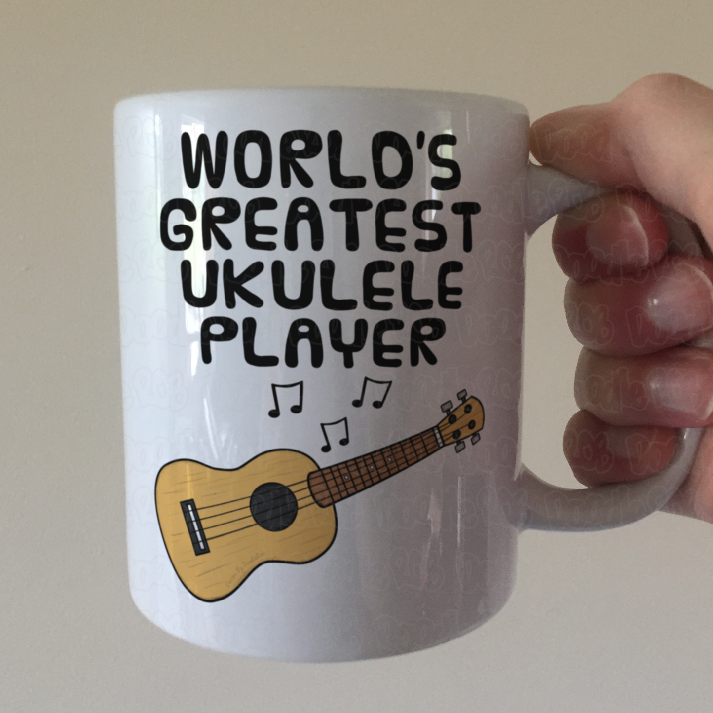 Funny Ukulele Mug - World's Greatest Ukulele Player - Ukulele Teacher Gift
