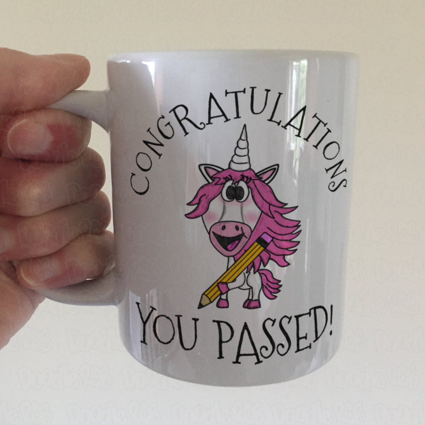 Unicorn School Mug - Congratulations You Passed - GCSE Exam Gift - School Exam Gift