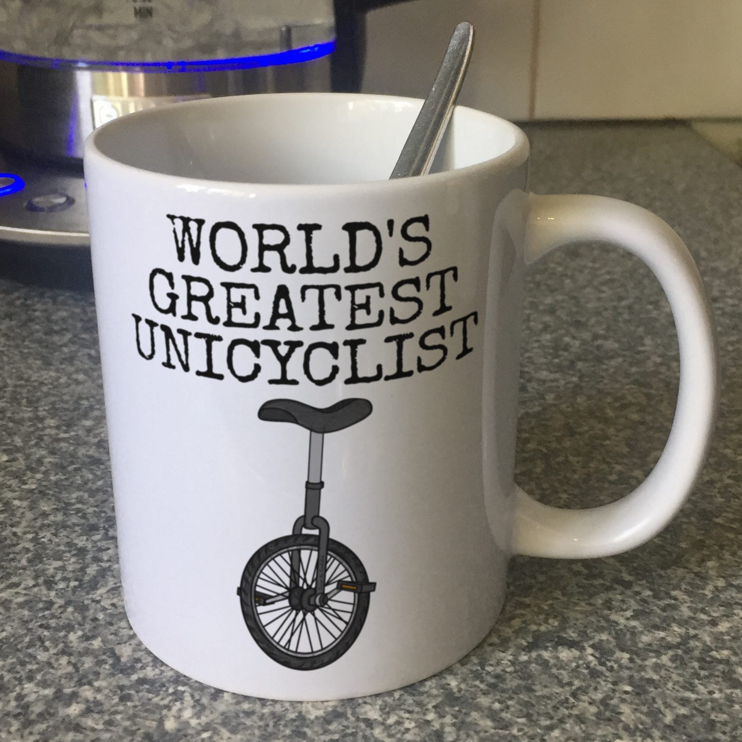 Funny Unicycle Mug - World's Greatest Unicyclist - Gift For Cyclist