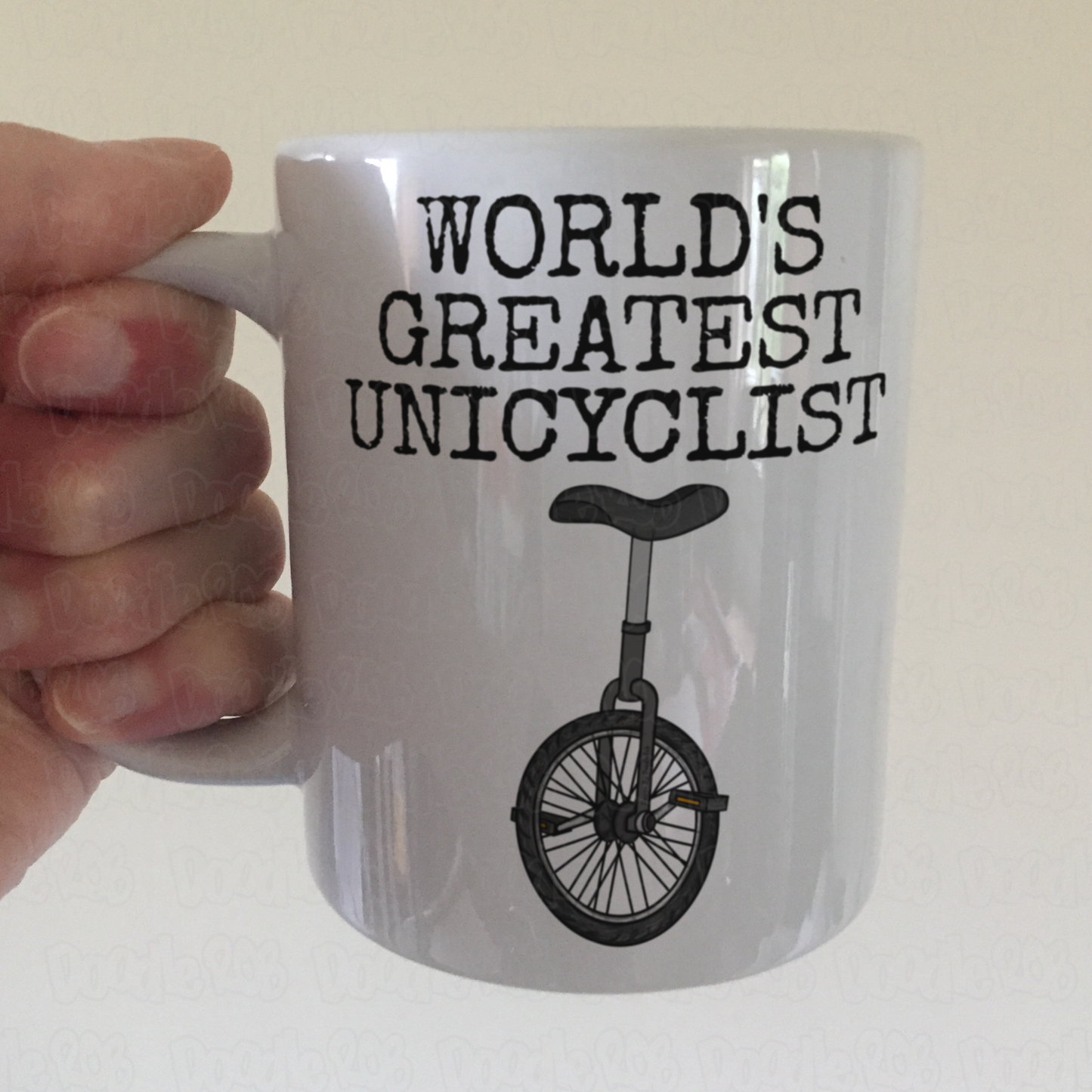 Funny Unicycle Mug - World's Greatest Unicyclist - Gift For Cyclist