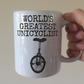 Funny Unicycle Mug - World's Greatest Unicyclist - Gift For Cyclist