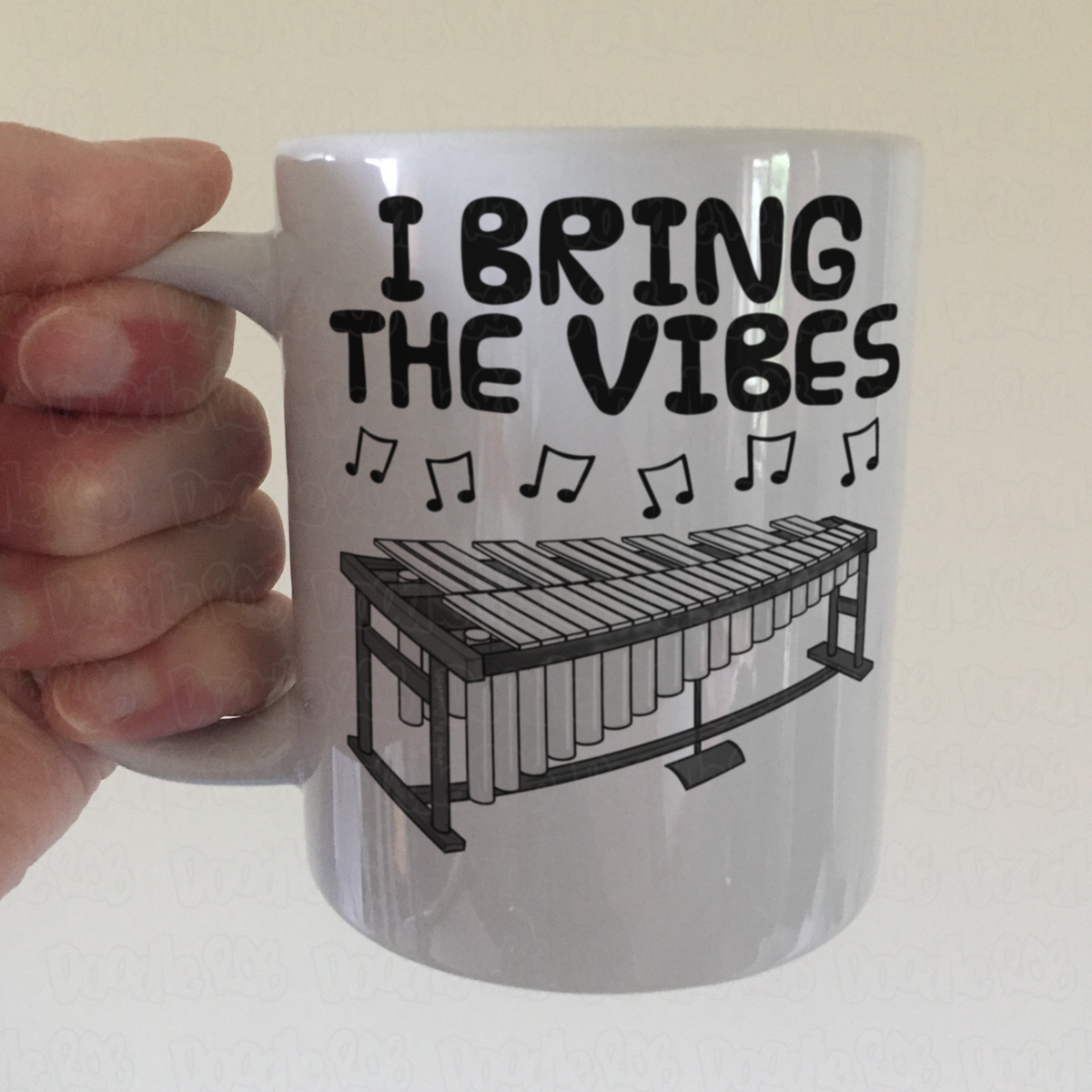 Funny Vibraphone Mug - I Bring The Vibes - Gift For Percussionist - Percussion Teacher Mug