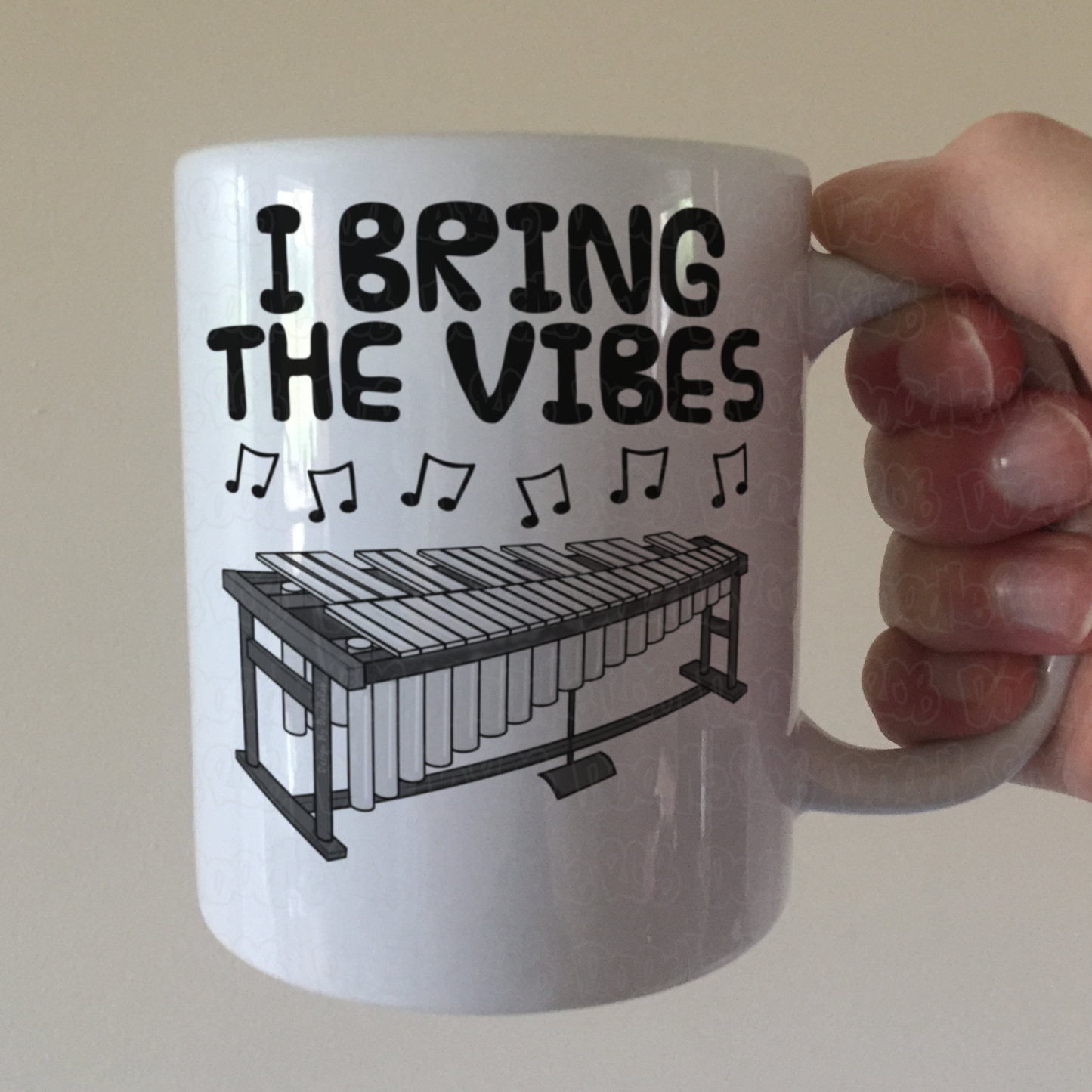 Funny Vibraphone Mug - I Bring The Vibes - Gift For Percussionist - Percussion Teacher Mug