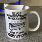 Funny Vibraphone Mug - Never Underestimate An Old Man Who Plays Vibraphone - Percussionist Musician Gift For Him