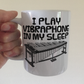 Funny Vibraphone Mug - I Play Vibraphone In My Sleep - Percussionist Musician Gift