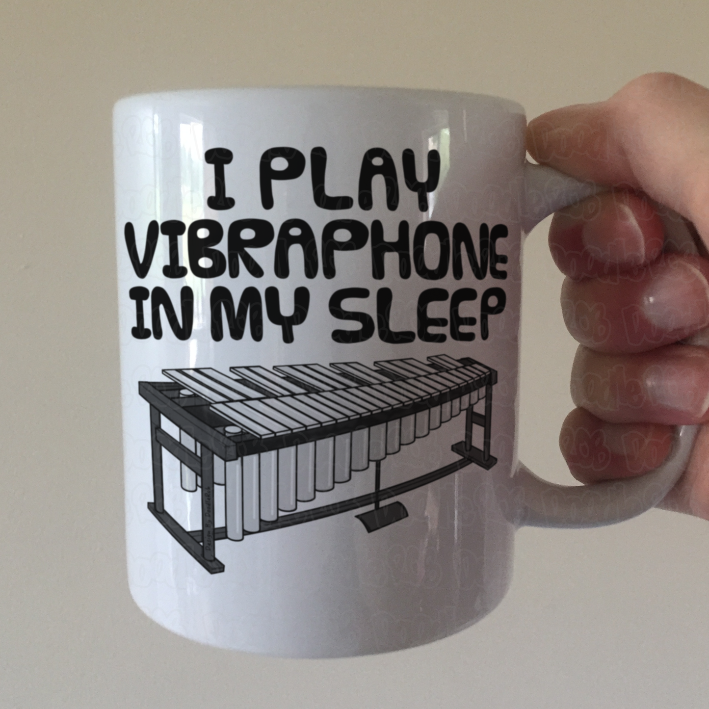 Funny Vibraphone Mug - I Play Vibraphone In My Sleep - Percussionist Musician Gift