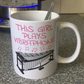 Girl's Vibraphone Mug - This Girl Plays Vibraphone - Female Vibraphonist - Percussionist Gift