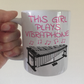 Girl's Vibraphone Mug - This Girl Plays Vibraphone - Female Vibraphonist - Percussionist Gift