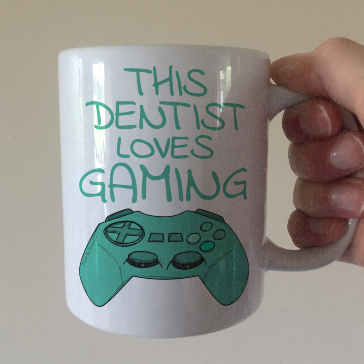 Dentist Gamer Mug - This Dentist Loves Gaming - Video Gamer Gift For Dentist