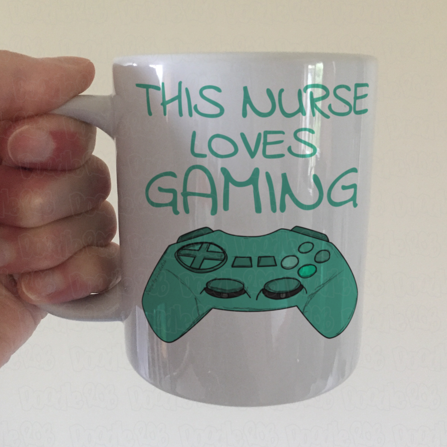 Nurse Gamer Mug - This Nurse Loves Gaming - Video Gamer Gift For Nurse
