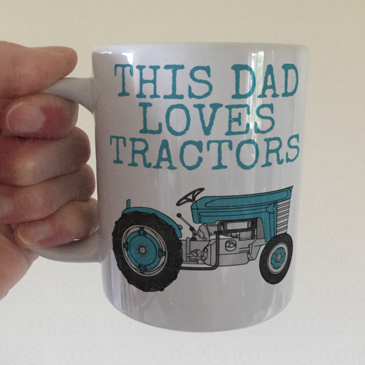 Tractor Father's Day Mug - This Dad Loves Tractors - Gift For Farmer
