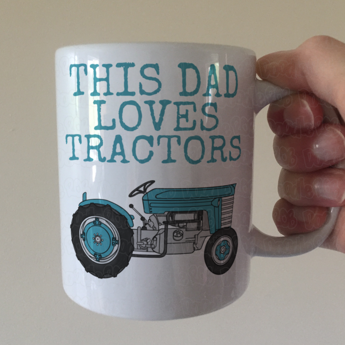 Tractor Father's Day Mug - This Dad Loves Tractors - Gift For Farmer