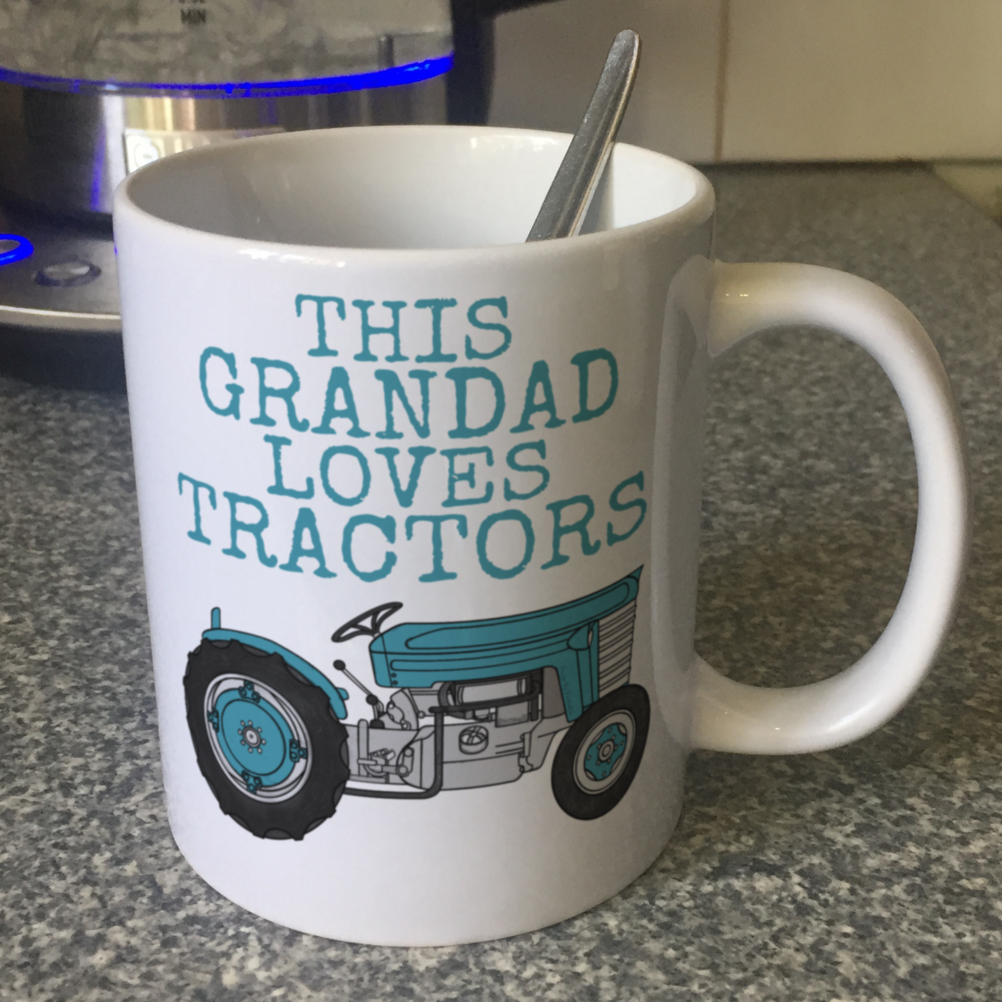 Grandad Tractor Mug - This Grandad Loves Tractors - Father's Day Gift For Farmer