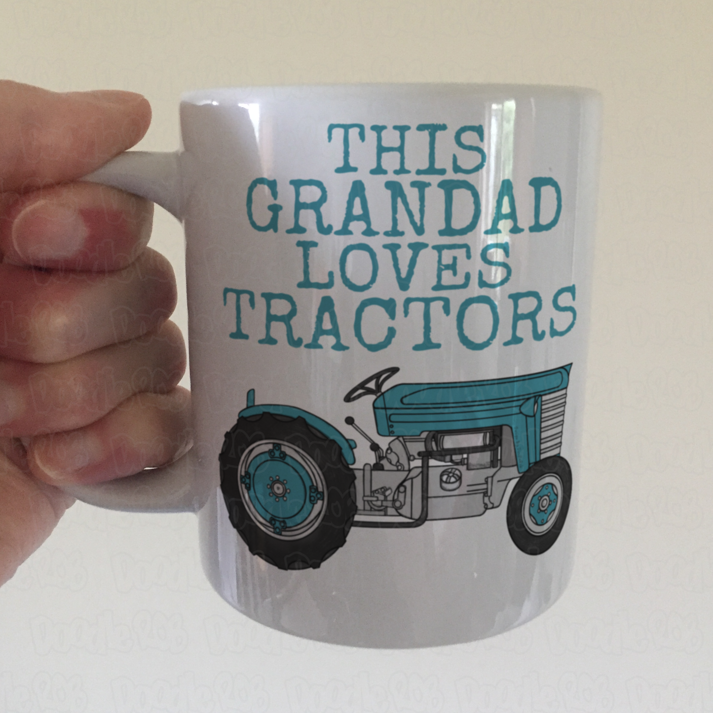 Grandad Tractor Mug - This Grandad Loves Tractors - Father's Day Gift For Farmer