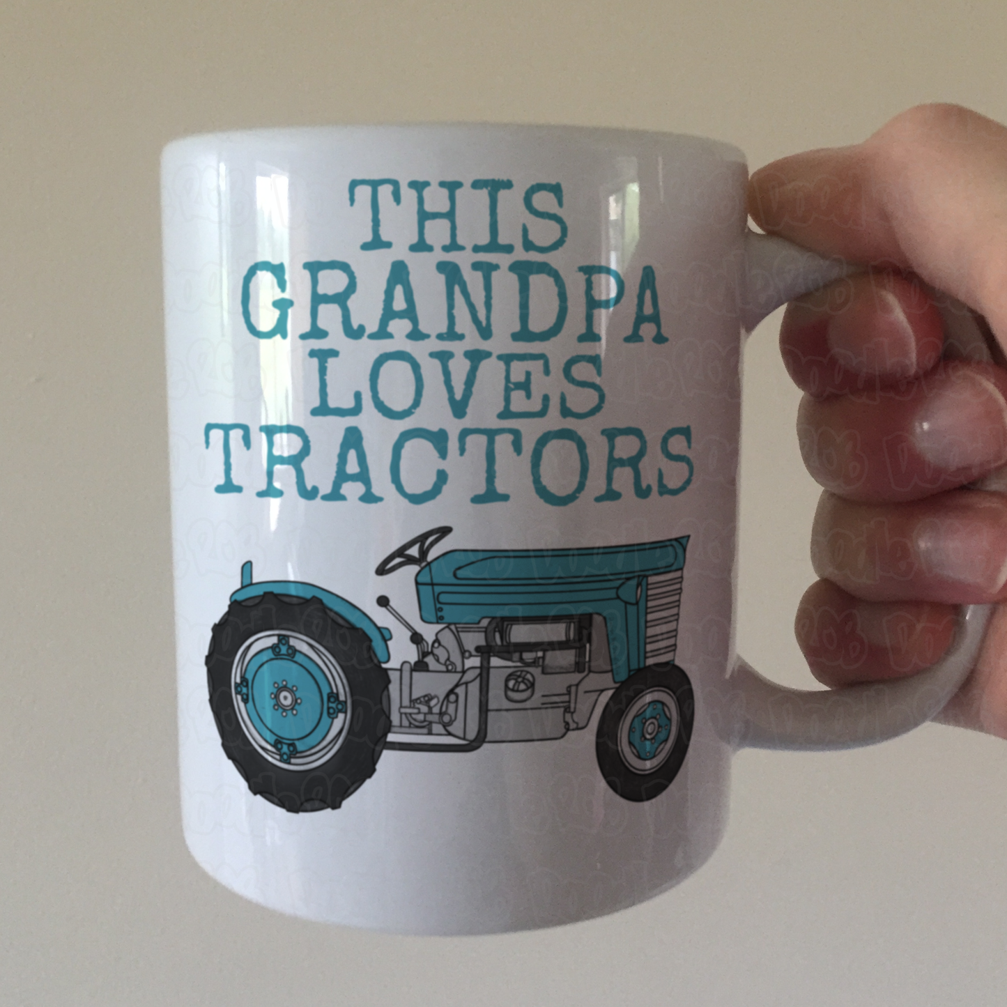 Tractor Father's Day Mug - This Grandpa Loves Tractors - Gift For Farmer