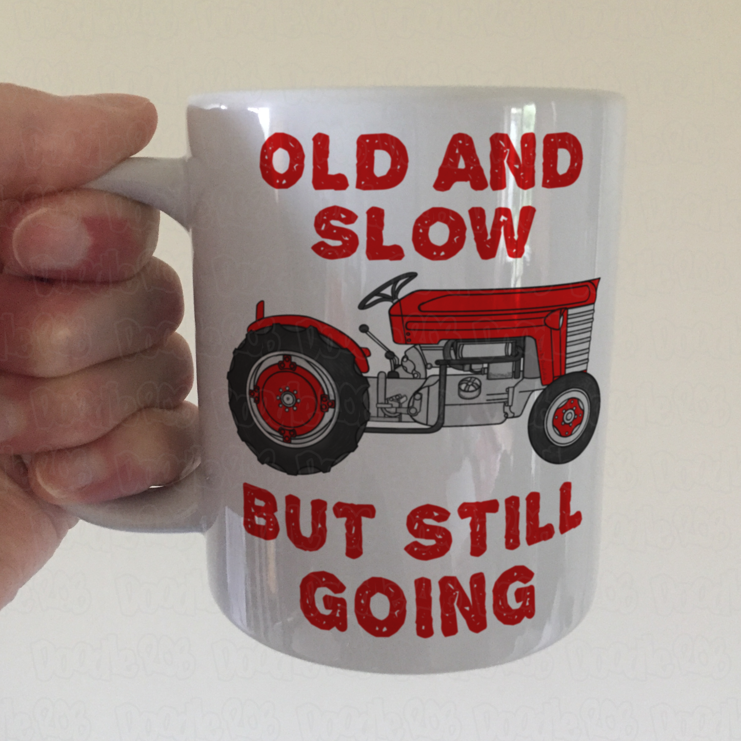 Vintage Tractor Mug - Old And Slow But Still Going - Funny Gift For Farmer - Sarcastic Retirement Gift