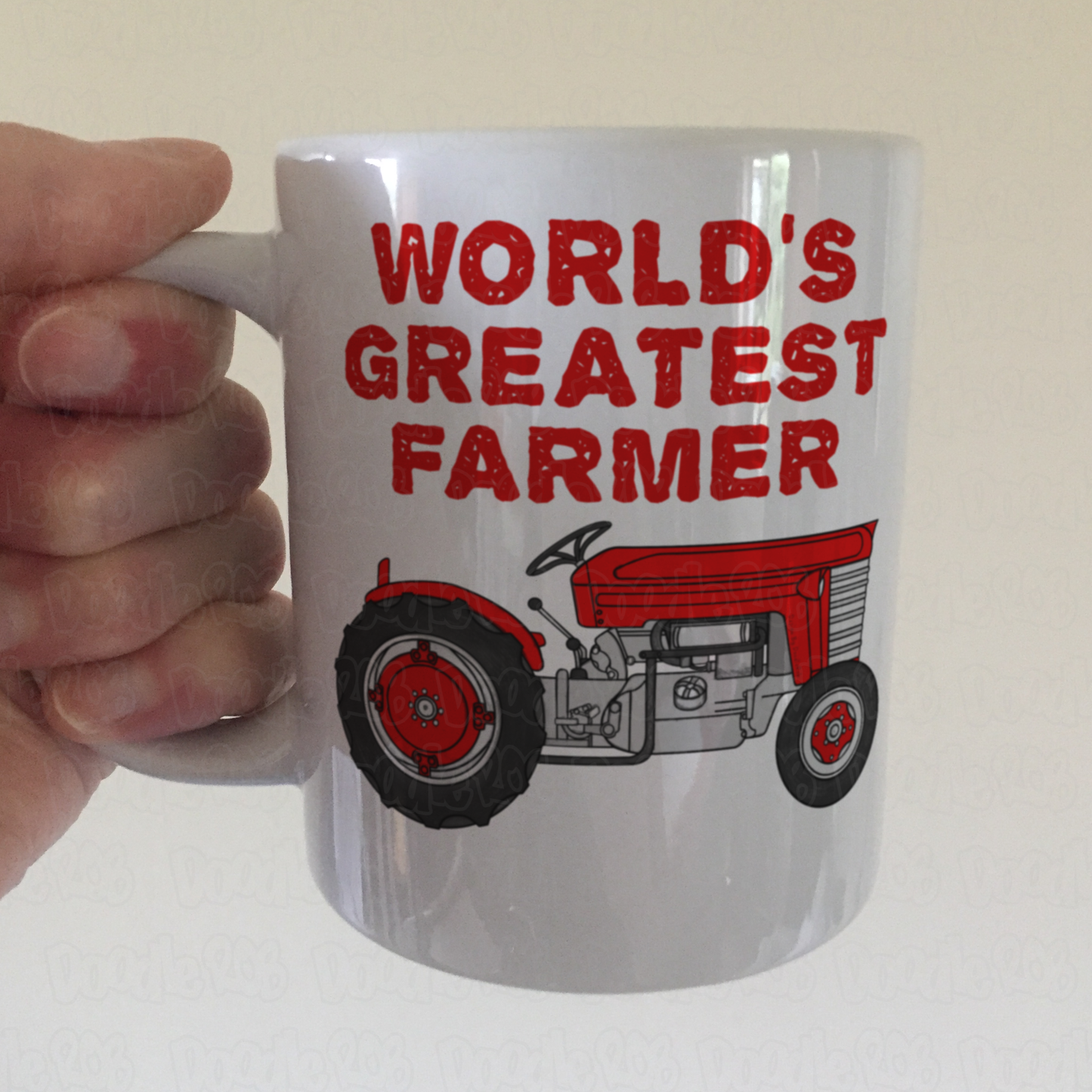 Vintage Tractor Mug - World's Greatest Farmer - Funny Farmer Mug - Farming Gift For Him