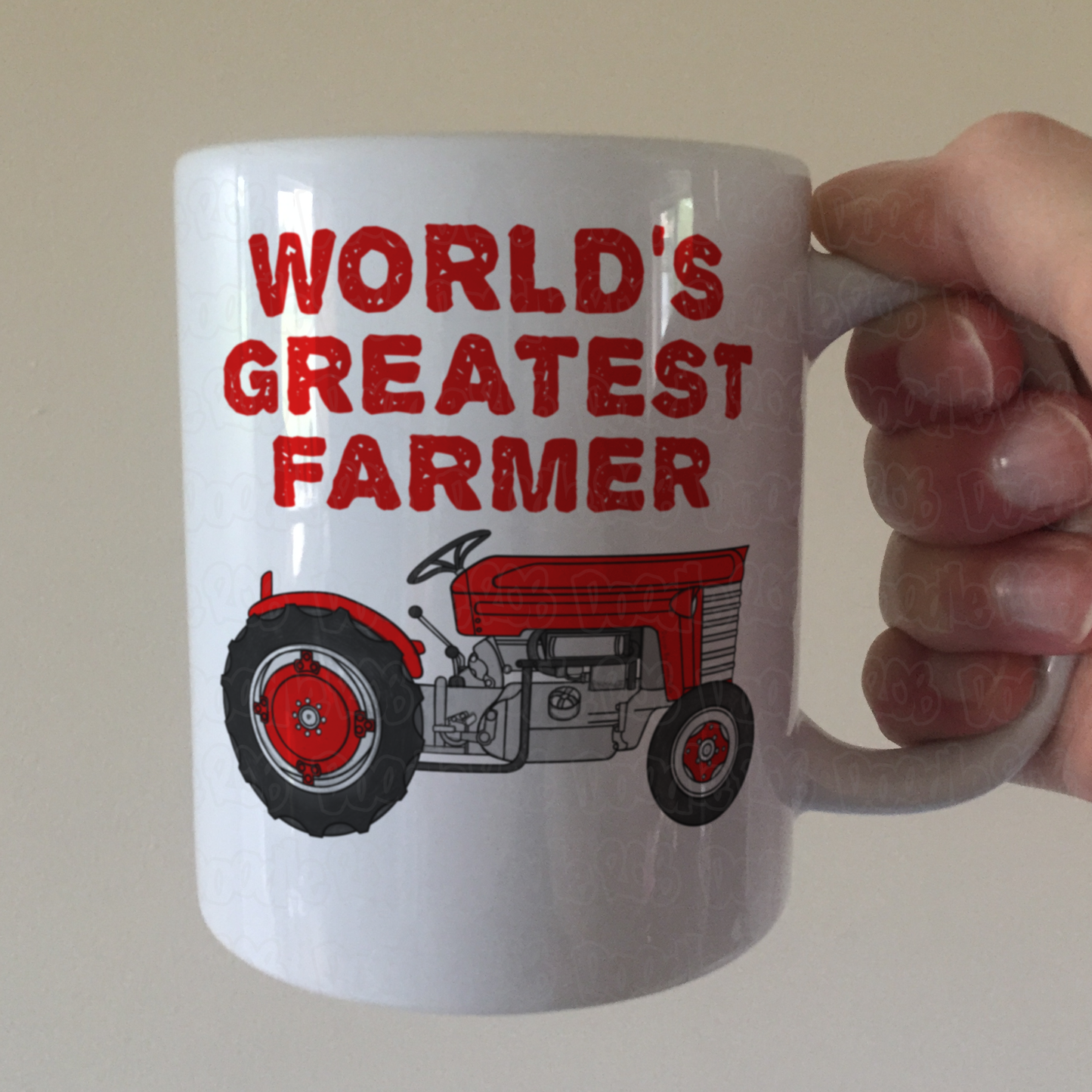 Vintage Tractor Mug - World's Greatest Farmer - Funny Farmer Mug - Farming Gift For Him