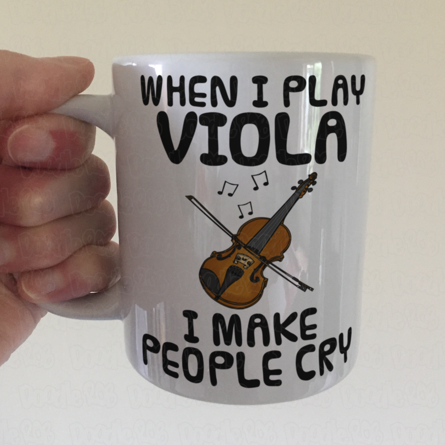 Funny Viola Mug -  When I Play Viola, I Make People Cry - Violist Musician Gift