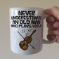 Funny Viola Mug -  Never Underestimate An Old Man Who Plays Viola - Violist Musician Gift For Him